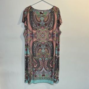 Signature Camryn brand women’s dress size 22W multicolored
